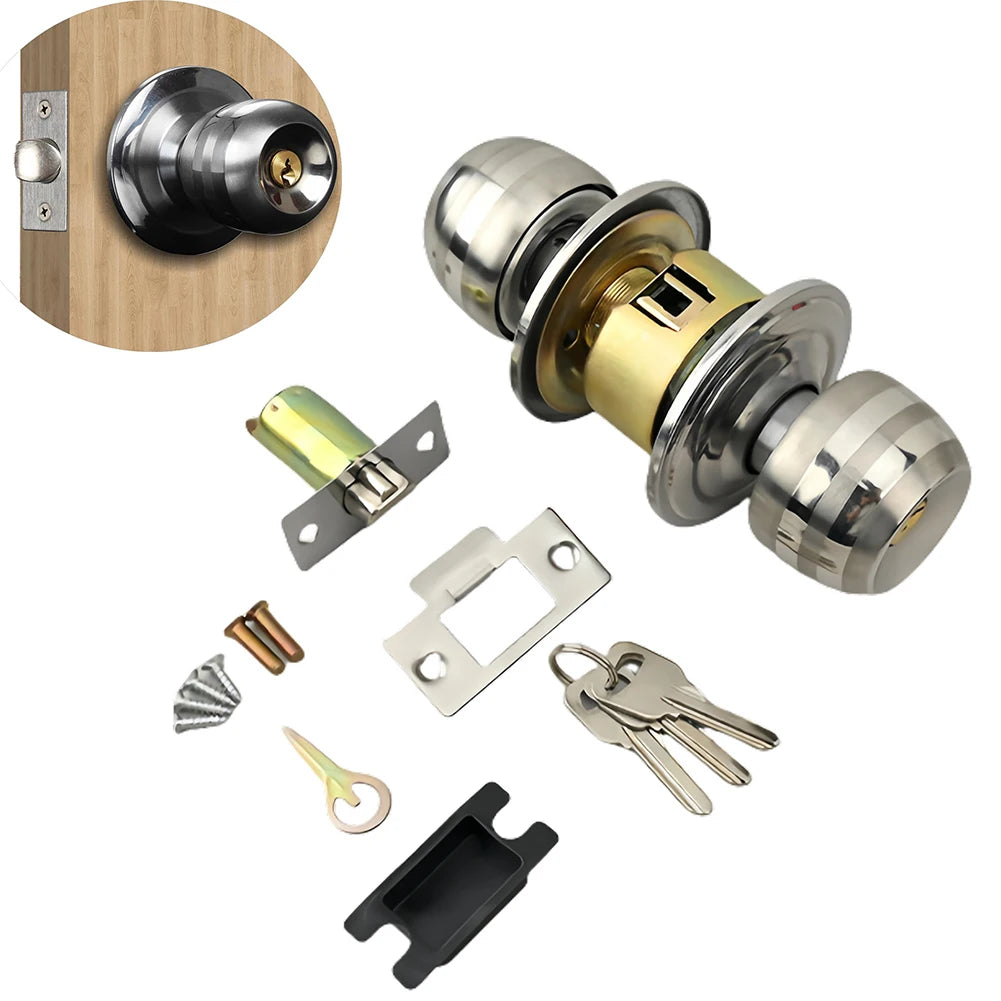 1set Safety Lock with Key for Home Office Hotel