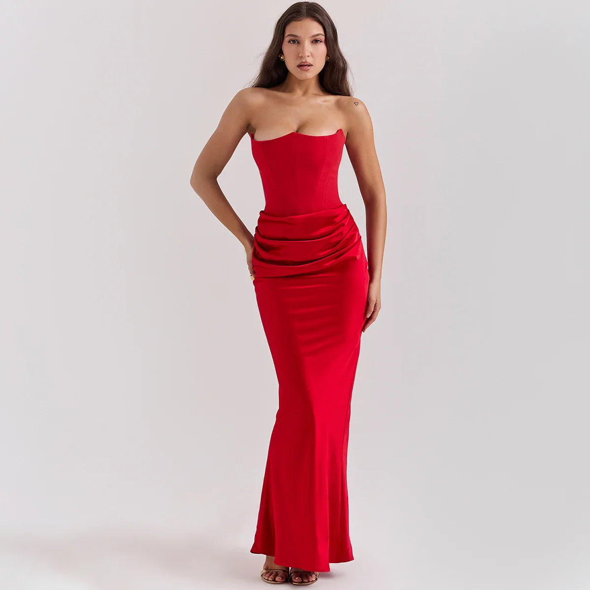 Dress Sexy Satin Long Formal Occasion Dress